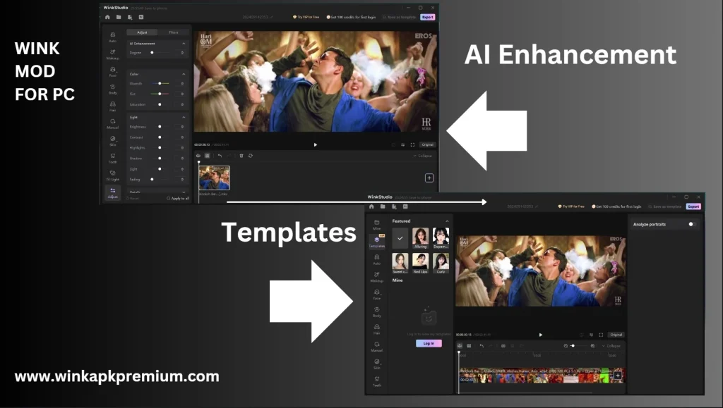video editing screenshot